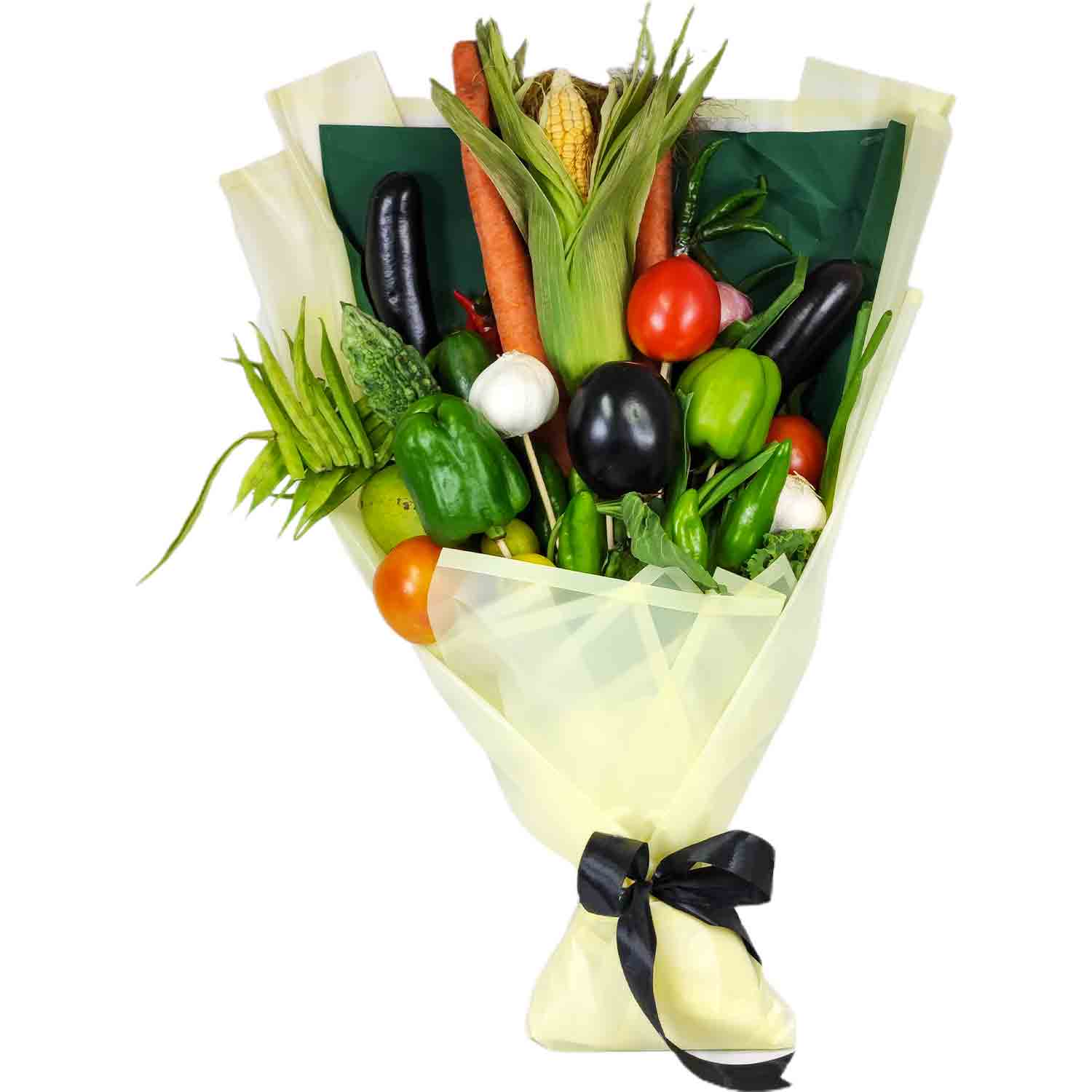Fresh Green Veggie Bouquet