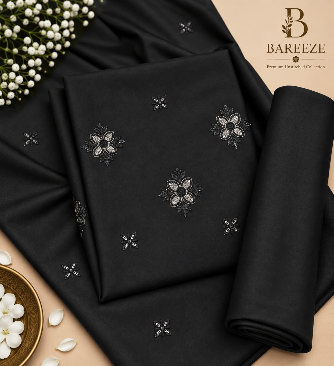 Khaadi Marina 3PC Suit - DESIGN 03