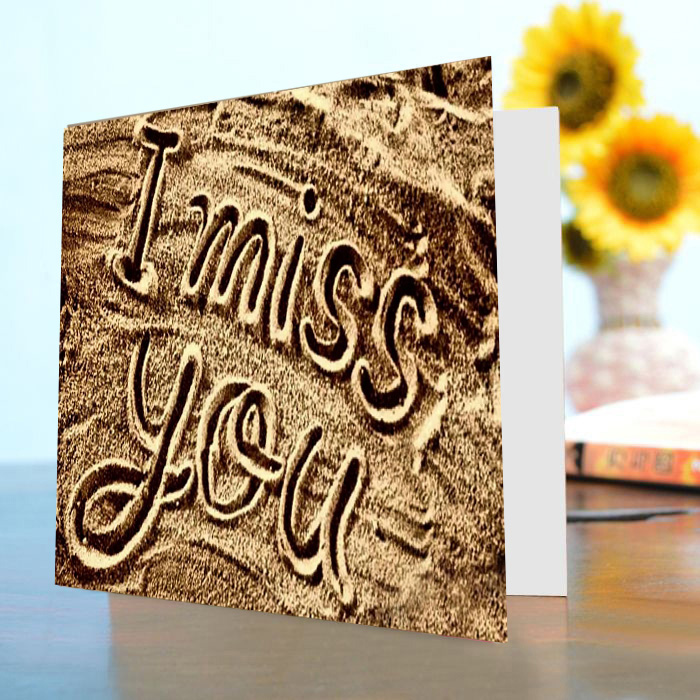 Miss You Card VII
