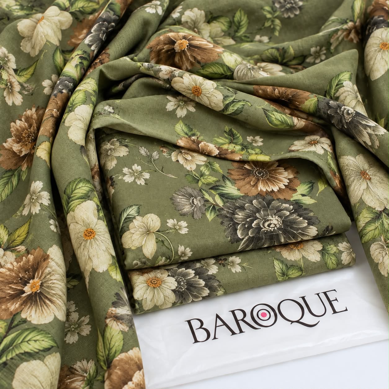 Barouqe 2799 Print Dhanak 3pc - DESIGN 01