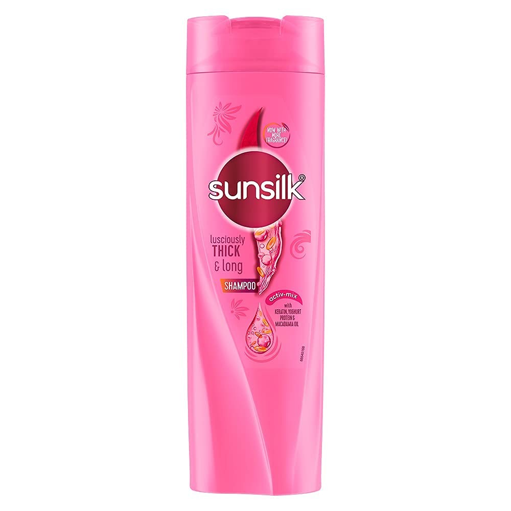 Sunsilk Shampoo Thick And Long Pink 360ml Large