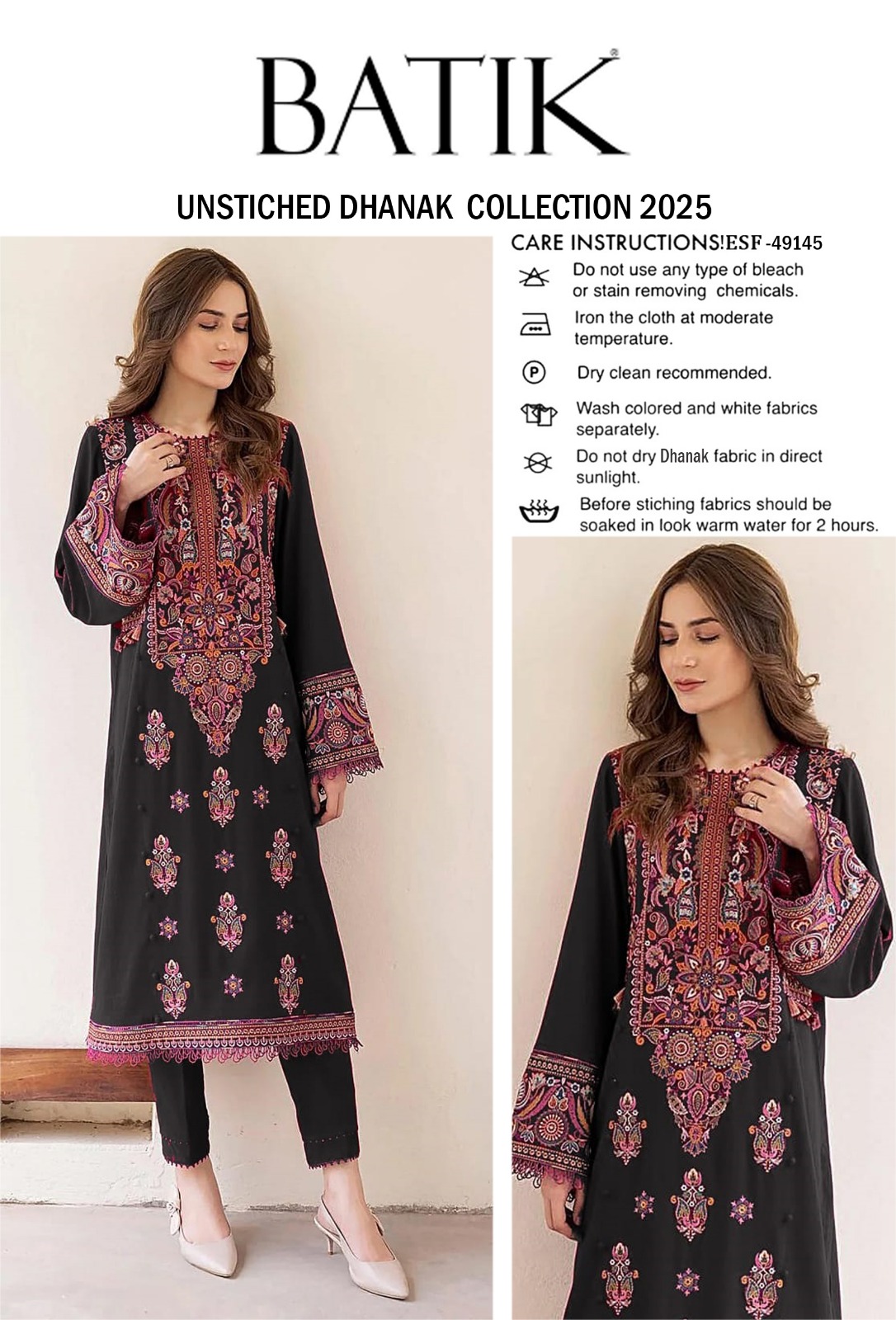 Dhanak Embroidered 2pc - DESIGN 24