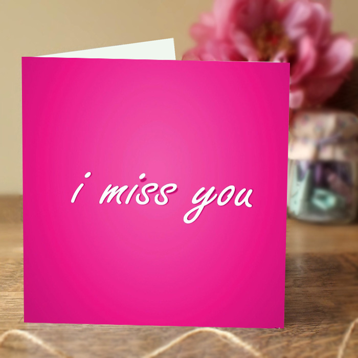 Miss You Card II