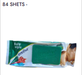 Baby Wipes Sensitive Large 84 Sheets