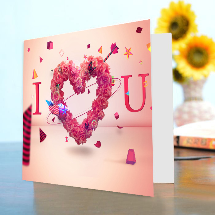 I Love You card