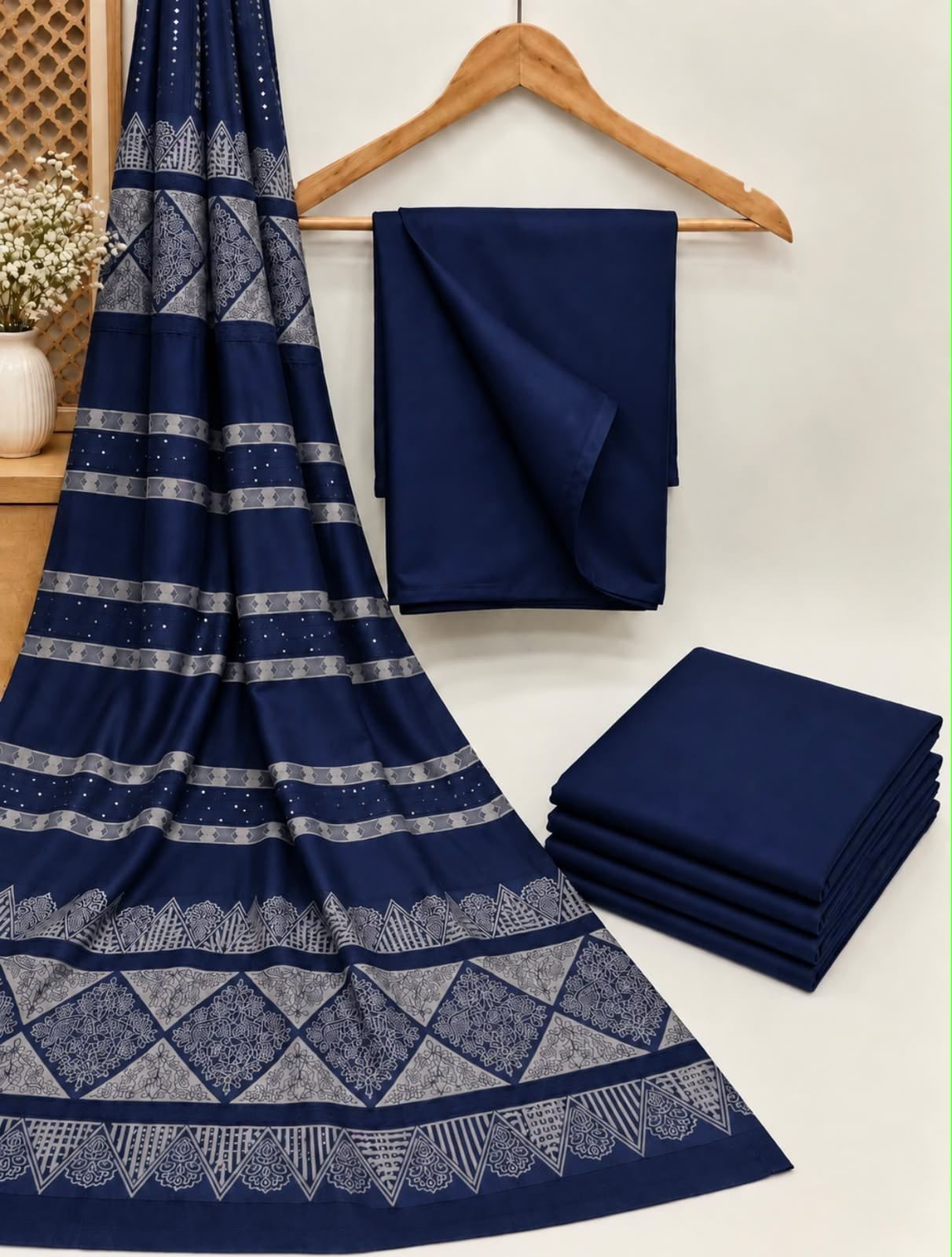 Most Hit Dhanak 3PC Suit - DESIGN 06