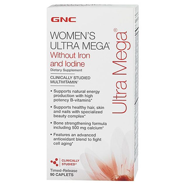 GNC Women's Ultra Mega Without Iron & Iodin