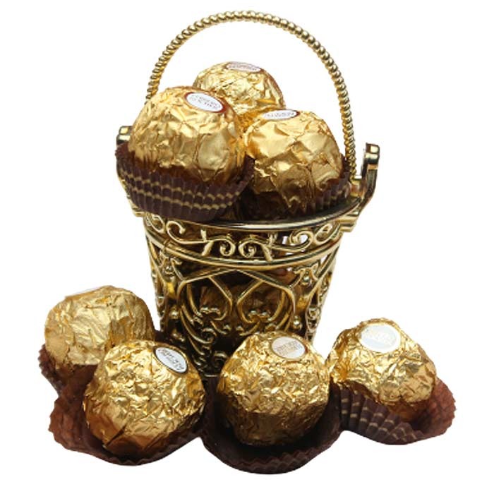 Chocolates in a Bucket- Ferrero Rochers