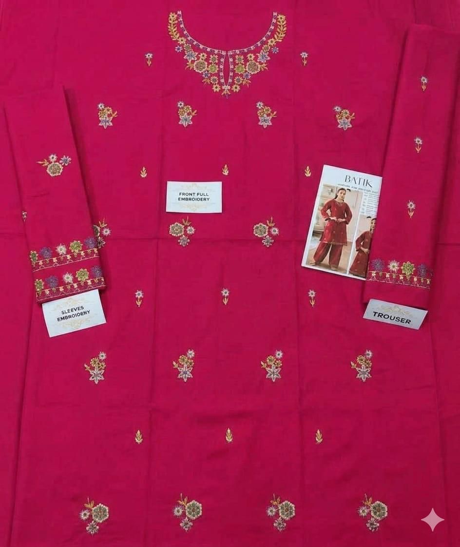 Dhanak Embroidered 2pc - DESIGN 33