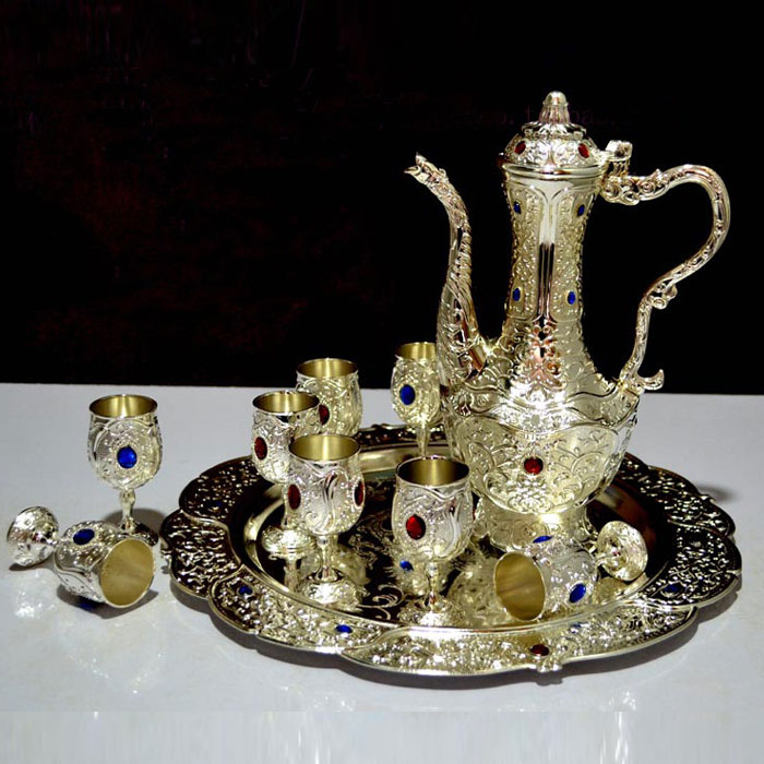 10 Pcs Beautiful Silver Kewa Tray
