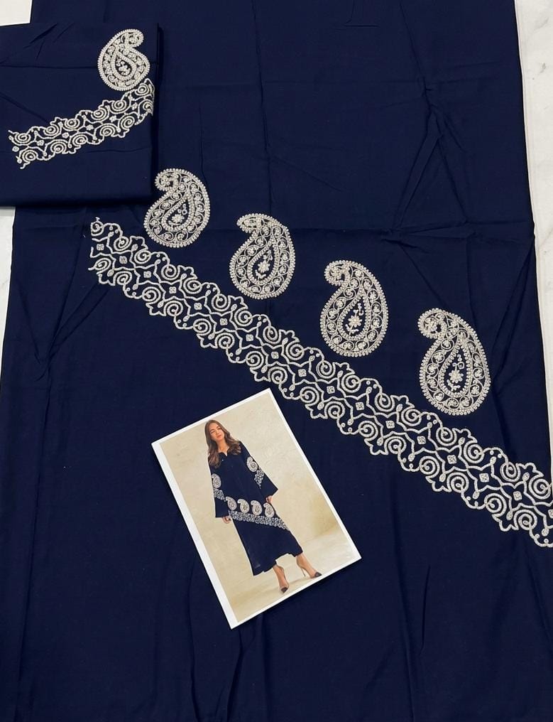 Dhanak Embroidered 2pc - DESIGN 38