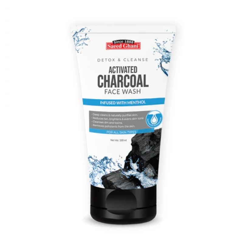 Saeed Ghani Detox And Cleanse Activated Charcoal Face Wash 100ml