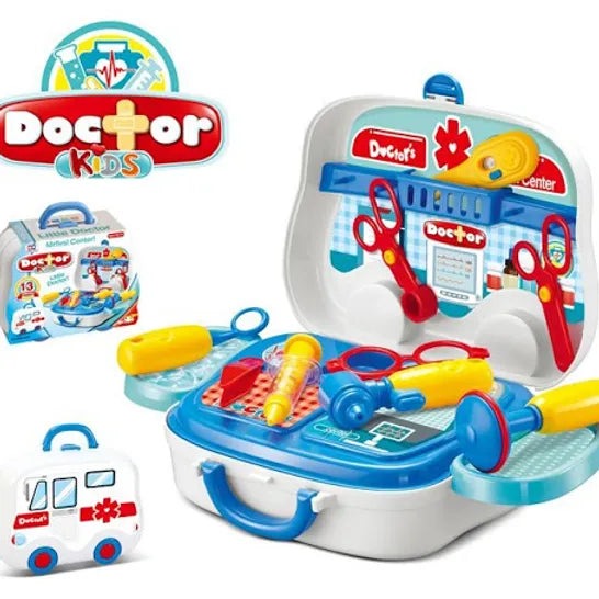 Baby World Doctor Playset for Kids Car Shape