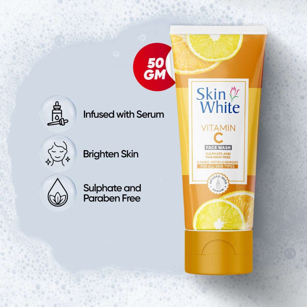 Skin White Vitamin C Facewash 50ml