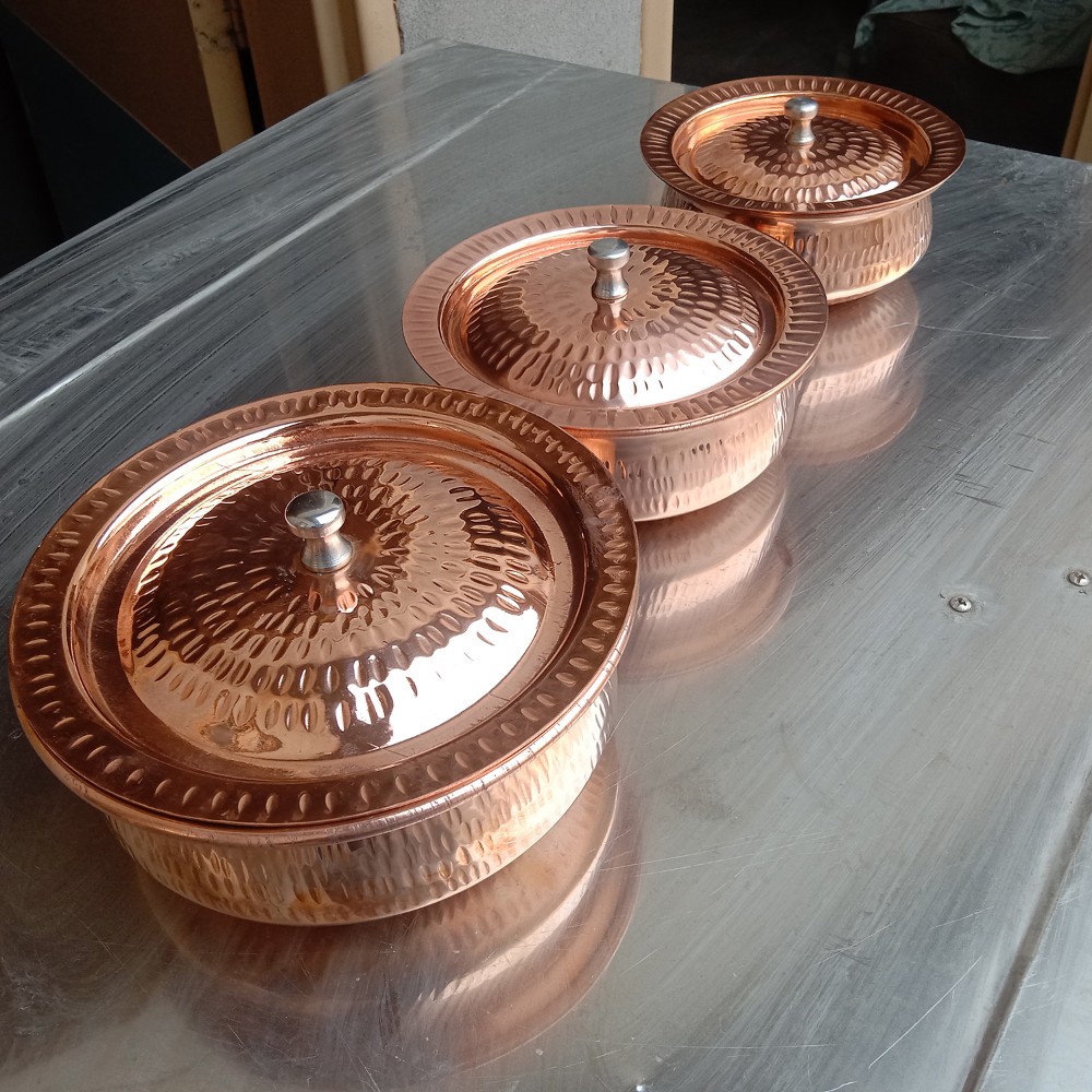 Pure Copper Cooking & Serving Handi