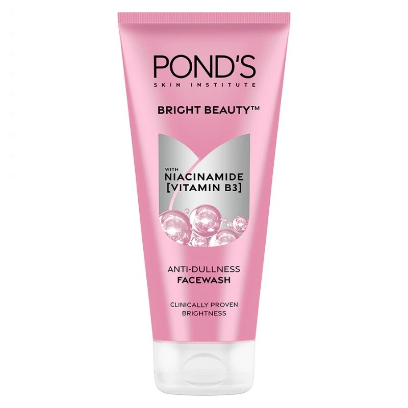 Ponds Face Wash Bright Beauty Pink 100g Large Company Print Wala