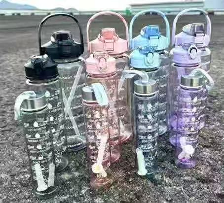 Motivational Water Bottle Set of 3