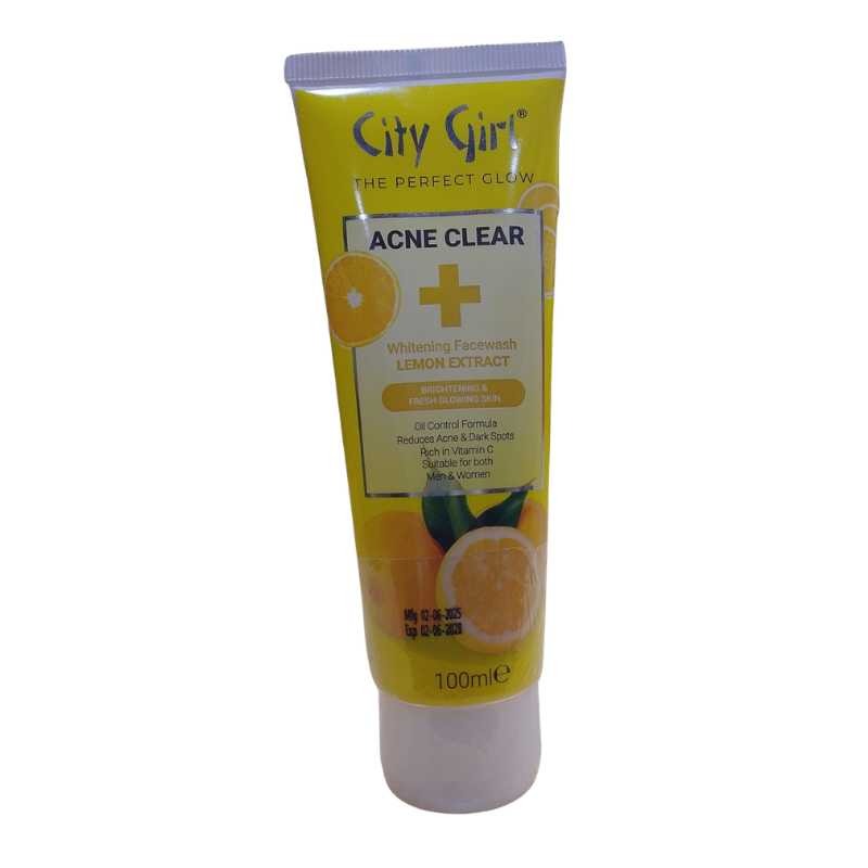 City Girl Acne Clear Facewash 100g