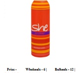 She Deodorant Spray Love