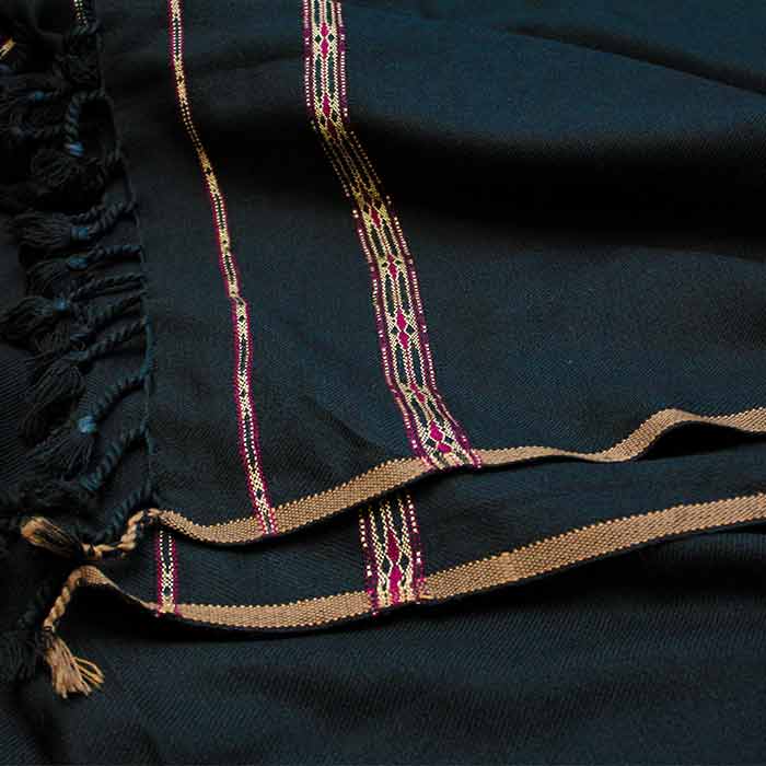 Black Shawl For Men