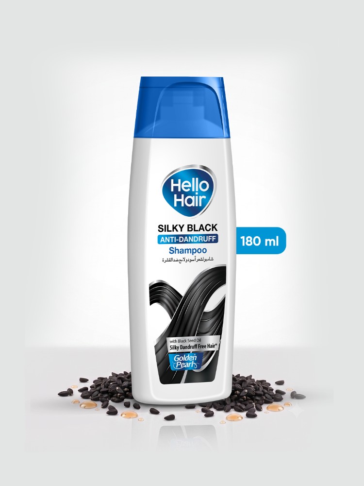 Hello Hair Silky Black Shampoo 180ml