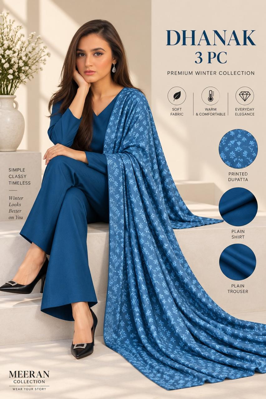 Dhanak Marina 3pc Collection - Blue