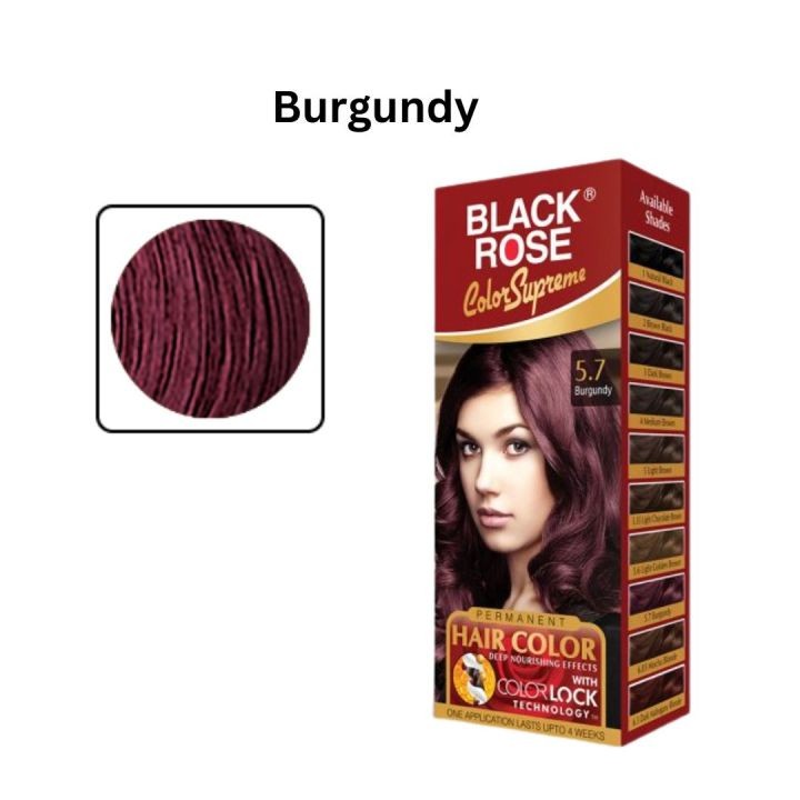 Black Rose Hair Colour Burgundy 5 7