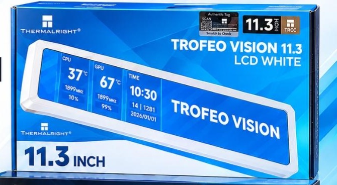 Thermalright Trofeo Vision 11.3" LCD - White