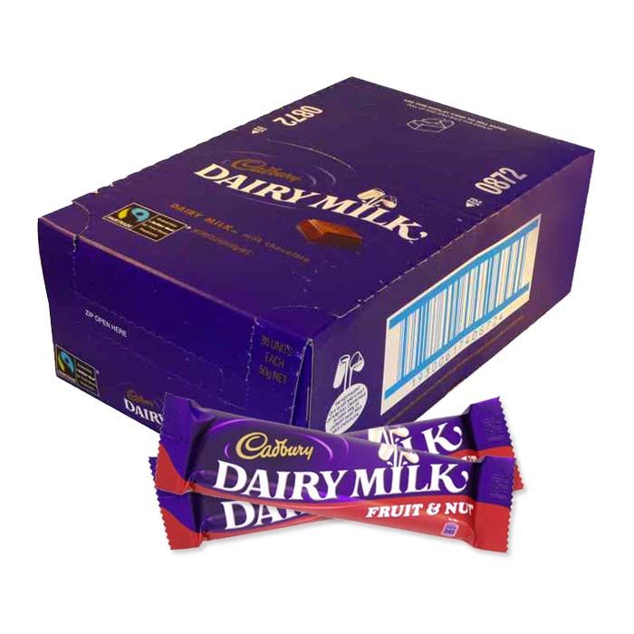 Cadbury Dairy Milk Flavored Choco Bars