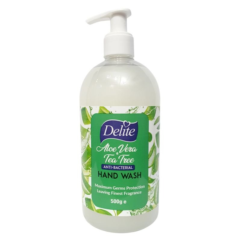 Delite Aloe Vera Tea Tree Anti Bacterial Hand Wash 500g