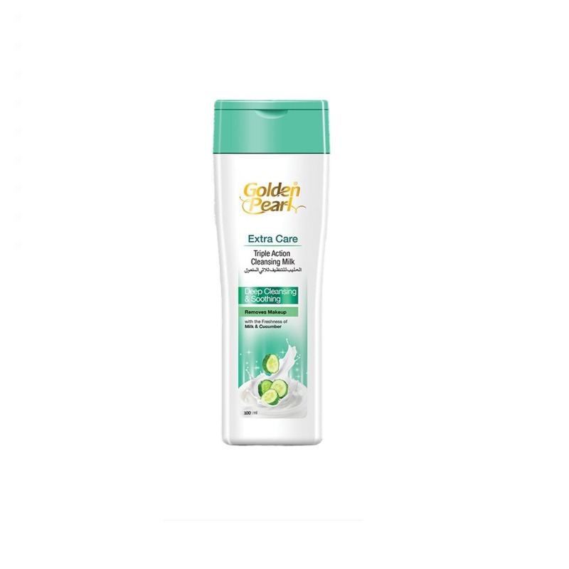 Golden Pearl Extra Care Triple Action Cleansing Milk Deep Cleansing And Soothing 200 ML